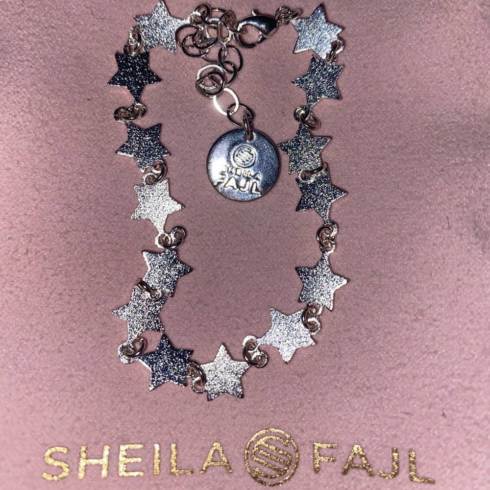 Shelia Fajl Sliver Star Bracelet 🤍⭐️